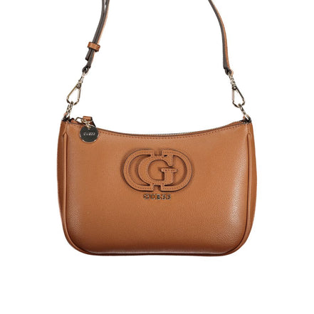Guess Jeans Marrone Poliuretano Women Handbag