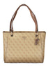 Guess Jeans Beige Polyurethane Women Handbag