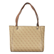 Guess Jeans Beige Polyurethane Women Handbag