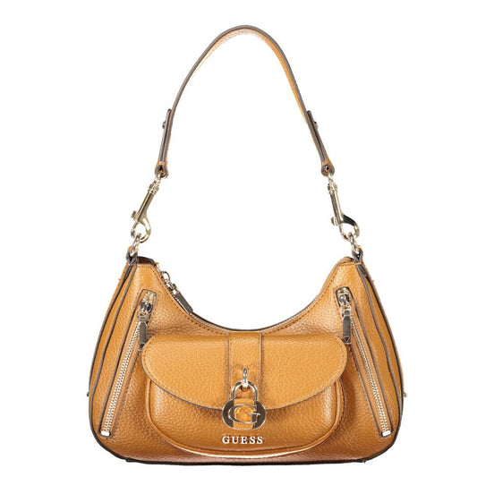 Guess Jeans Marrone Poliuretano Womens Handbag