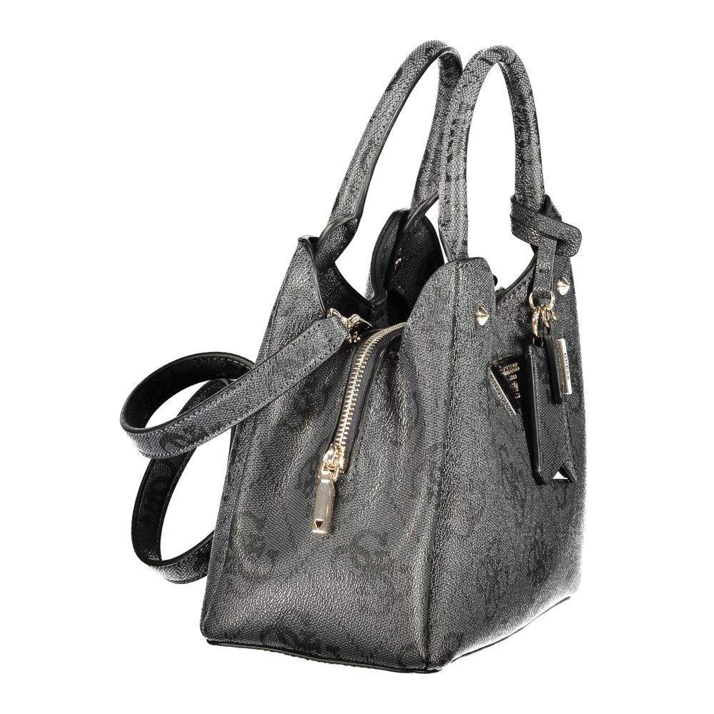 Guess Jeans Nero Poliuretano Women Handbag