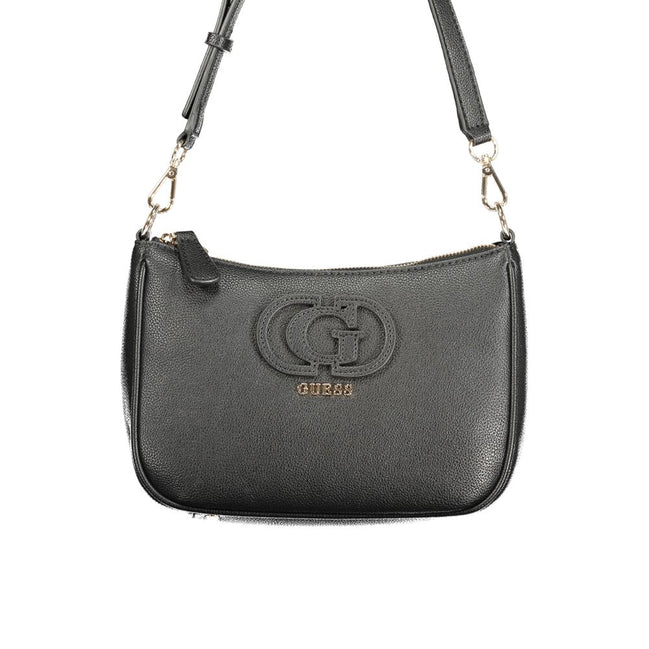 Γυναικεία τσάντα Guess από μαύρη πολυουρεθάνη