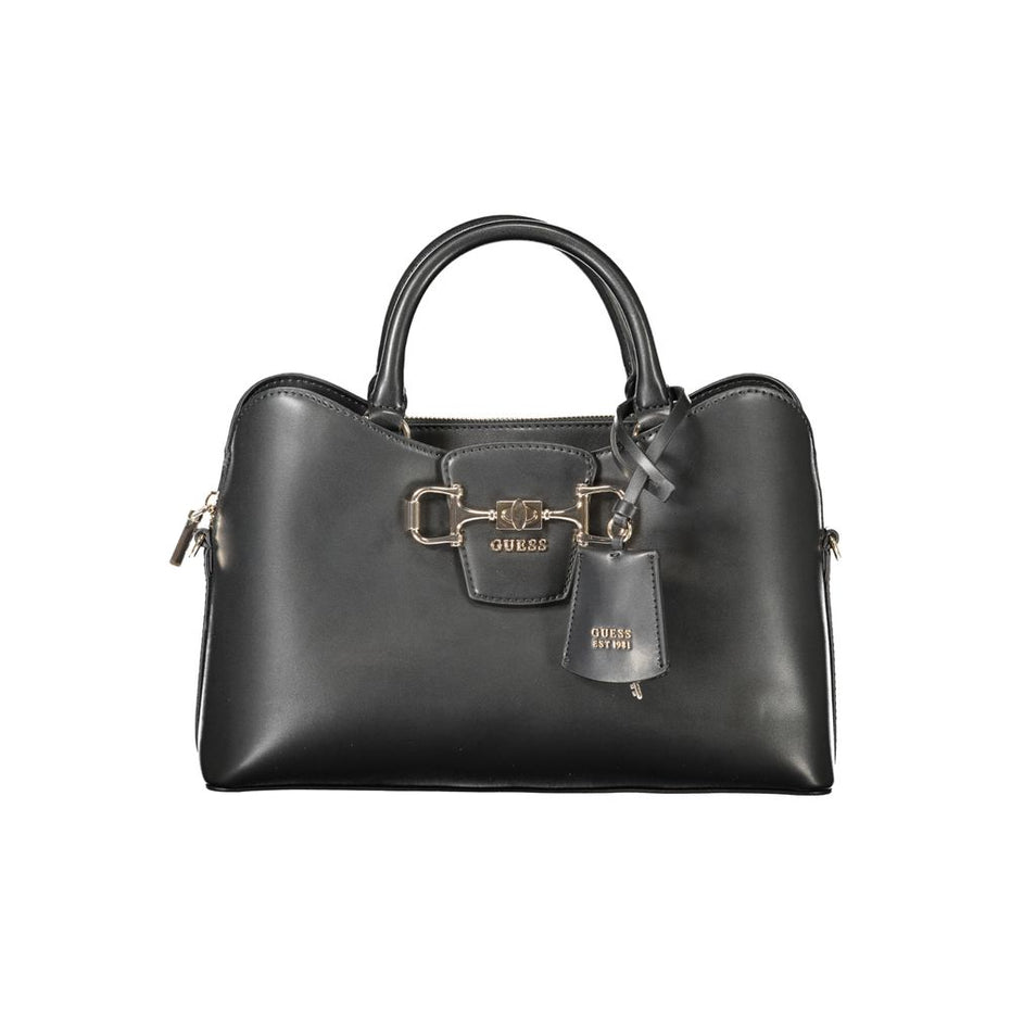 Γυναικεία τσάντα Guess από μαύρη πολυουρεθάνη