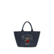 Ganni Blue Cotton Shoulder Bag