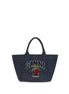 Ganni Blue Cotton Shoulder Bag