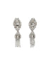 Alessandra Rich Silver Metal Earrings