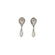 Alessandra Rich Silver Brass Earrings