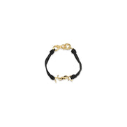 Saint Laurent Black Lamb Ovis Aries Aries Bracelet