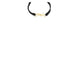 Saint Laurent Black Lamb Ovis Aries Aries Bracelet