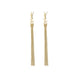 Saint Laurent Gold Brass Earrings