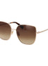 Max Mara Rose Gold Metal Sunglasses