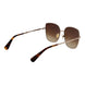 Max Mara Rose Gold Metal Sunglasses