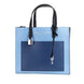 Marc Jacobs Grind Mini Blue Heaven Colorblock Leather Tote Crossbody Bag Purse