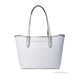 Michael Kors Jet Set Travel Girls Medium Signature Τσάντα Ώμου White MK