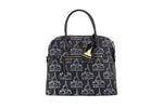 Dooney & Bourke Μαύρη Δερμάτινη Τσάντα Ώμου Walt Disney World 50th Anniversary