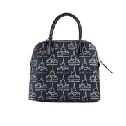 Dooney & Bourke Black Walt Disney World 50th Anniversary Leather Satchel Handbag