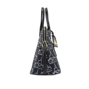 Dooney & Bourke Black Walt Disney World 50th Anniversary Leather Satchel Handbag