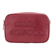 Marc Jacobs Flash Pomegranate Λεία Δερμάτινη Τσάντα Χιαστί με Ανάγλυφο Σχέδιο Κάμερας