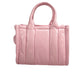 Marc Jacobs The Shiny Crinkle Micro Tote Bubblegum Δερμάτινο Τσαντάκι Χιαστί