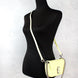 Marc Jacobs The Mini Shoulder Bag Yellow Embossed Leather Crossbody Bag