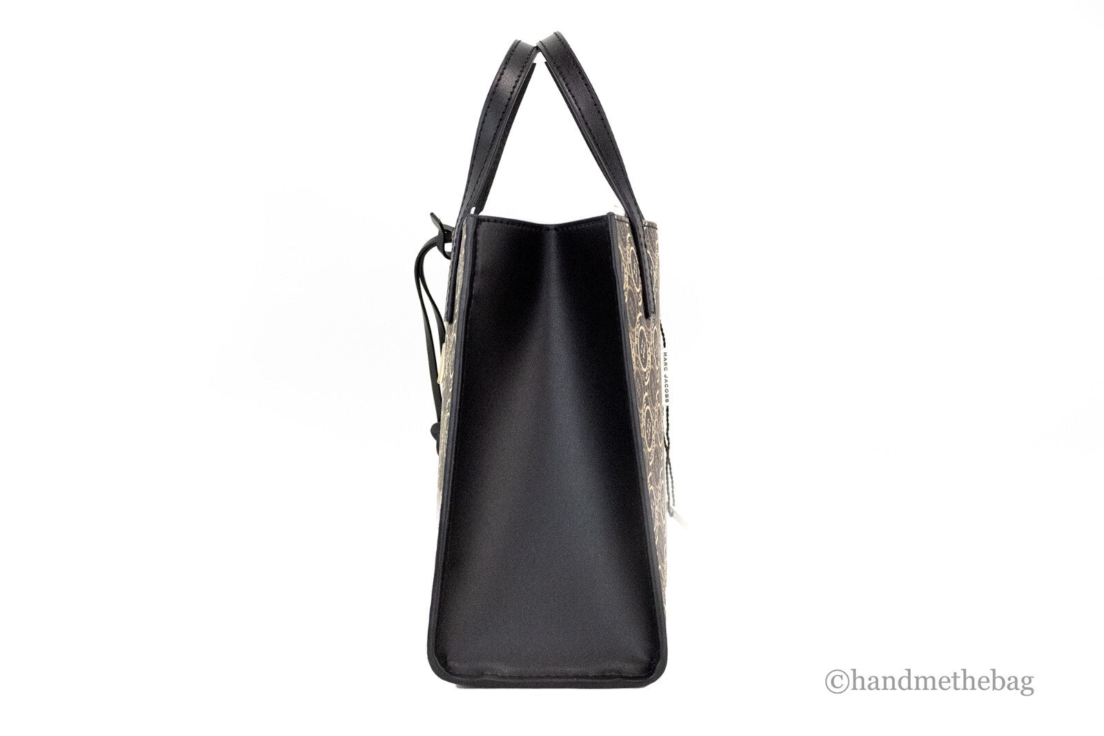 Τσάντα Χειρός Χιαστί Marc Jacobs Mini Grind Signet από Τυπωμένο Δέρμα