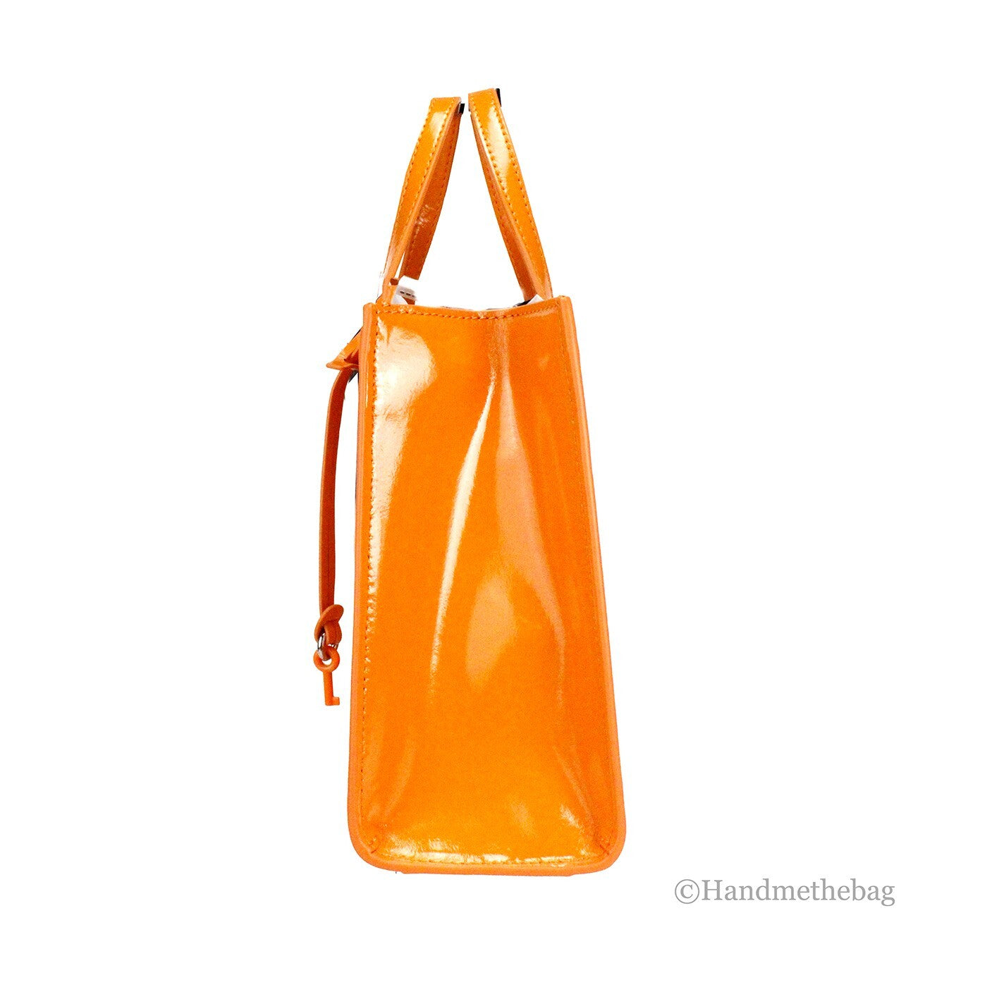 Τσάντα Χειρός Marc Jacobs Mini Grind Scorched Patent Leather Crossbody Tote