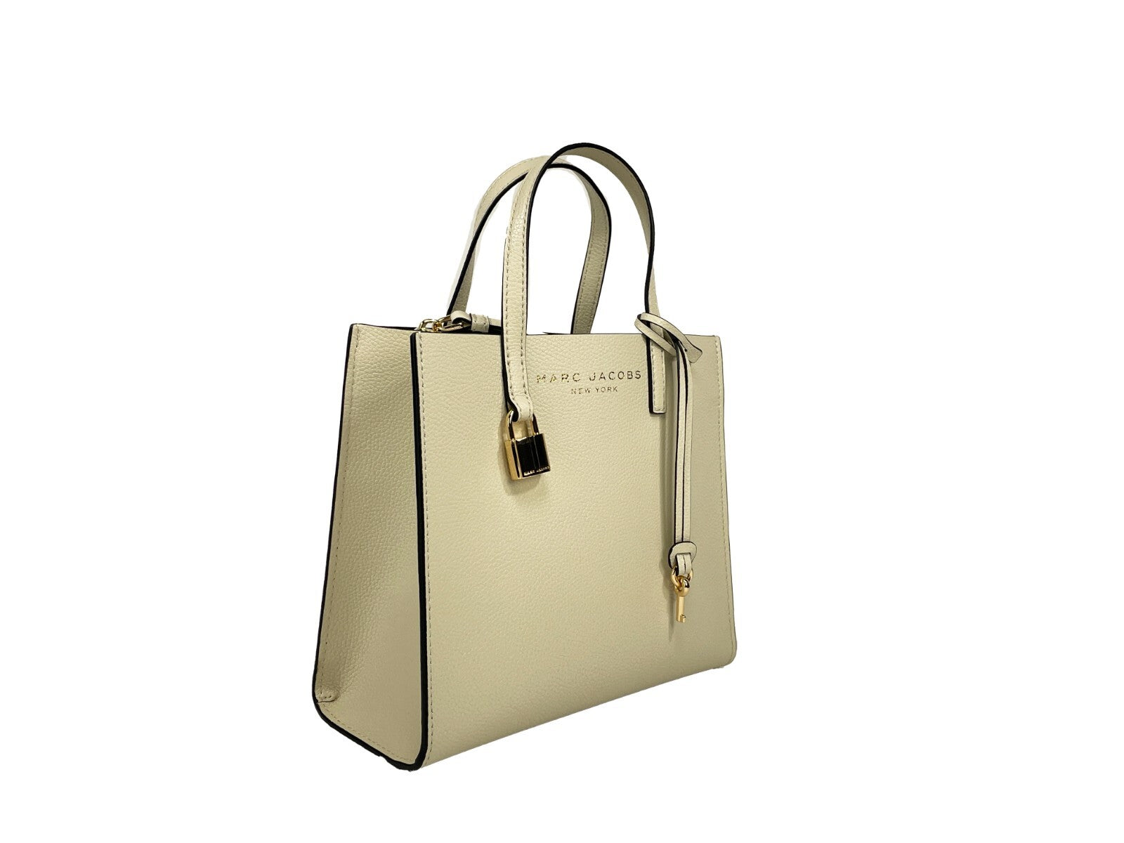Τσάντα Marc Jacobs Γυναικεία Mini Pebbled Tote - Marshmallow