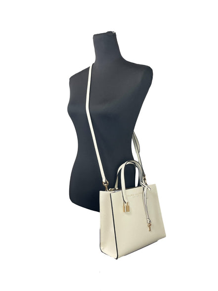 Τσάντα Marc Jacobs Γυναικεία Mini Pebbled Tote - Marshmallow