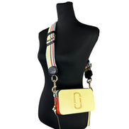 Marc Jacobs The Snapshot Crossbody Bag (Pastel Yellow Multi)