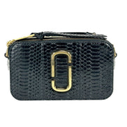 Marc Jacobs The Snapshot Snake Skin Crossbody Bag