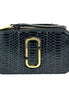 Marc Jacobs The Snapshot Τσάντα Χιαστί με Δέρμα Φιδιού
