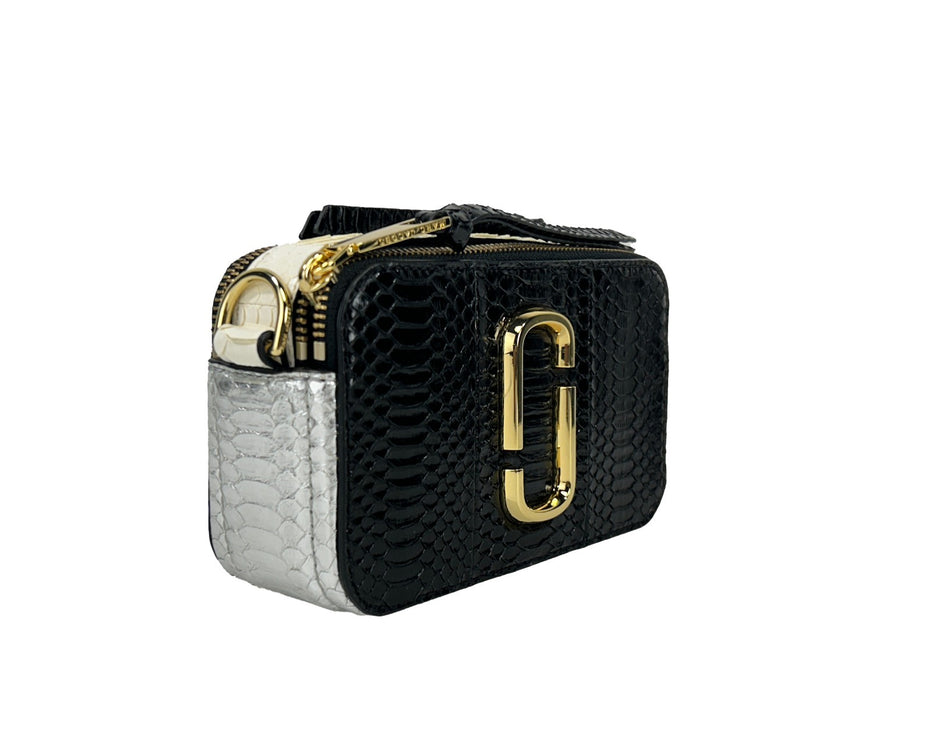 Marc Jacobs The Snapshot Τσάντα Χιαστί με Δέρμα Φιδιού
