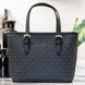 Michael Kors XS Carry All Jet Set Travel Womens Tote (BLACK SIG/GOLD)