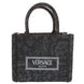 Versace Women'S 'Extra Small Athena' Shopping Bag Black