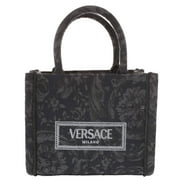 Versace Γυναικεία Τσάντα Αγορών 'Extra Small Athena' Μαύρη