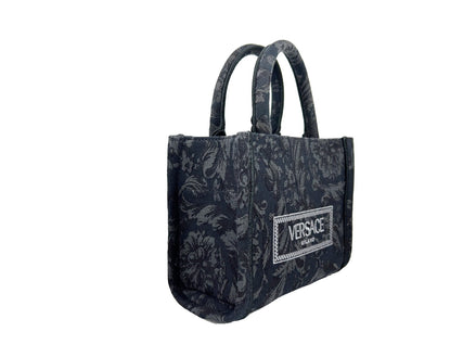 Versace Γυναικεία Τσάντα Αγορών 'Extra Small Athena' Μαύρη
