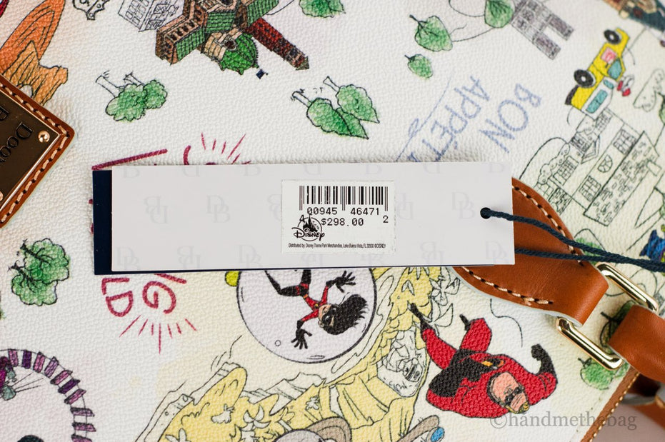 Τσάντα Χειρός και Ώμου Dooney & Bourke Disney Pixar Maps