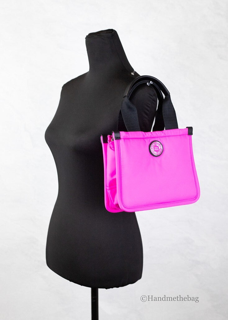 Τσάντα χειρός Marc Jacobs Small Neon Fuchsia Nylon Fabric Convertible