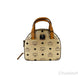 Τσάντα χειρός χιαστί MCM Half Moon Mini Round Top Tote