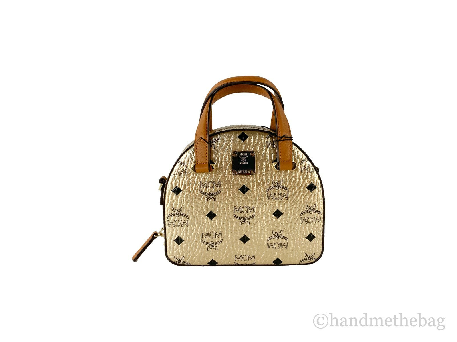 Μικρή Τσάντα Tote MCM Half Moon Mini Στρογγυλή Crossbody