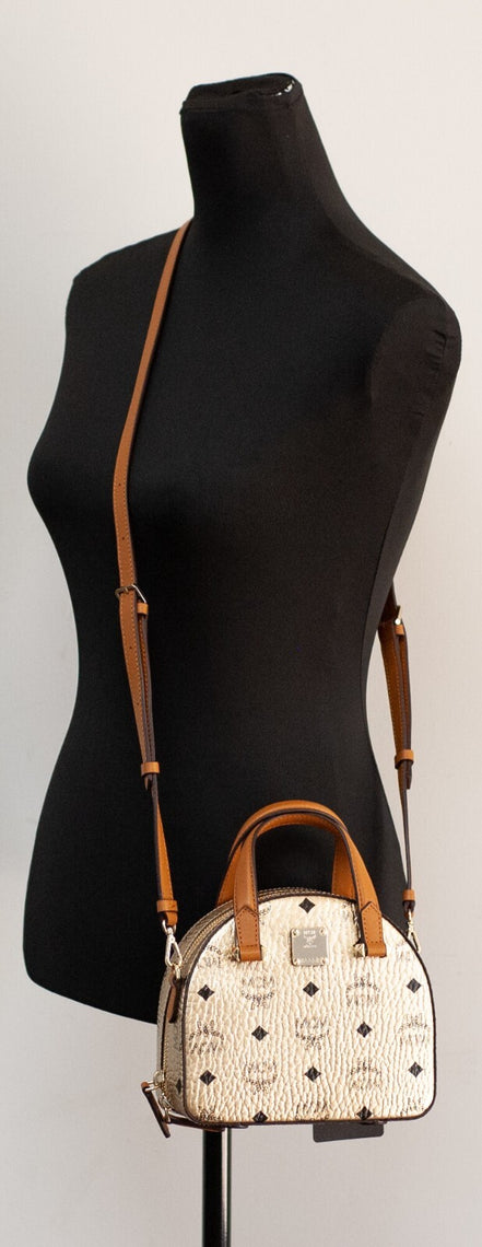 Μικρή Τσάντα Tote MCM Half Moon Mini Στρογγυλή Crossbody