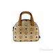 Τσάντα χειρός χιαστί MCM Half Moon Mini Round Top Tote
