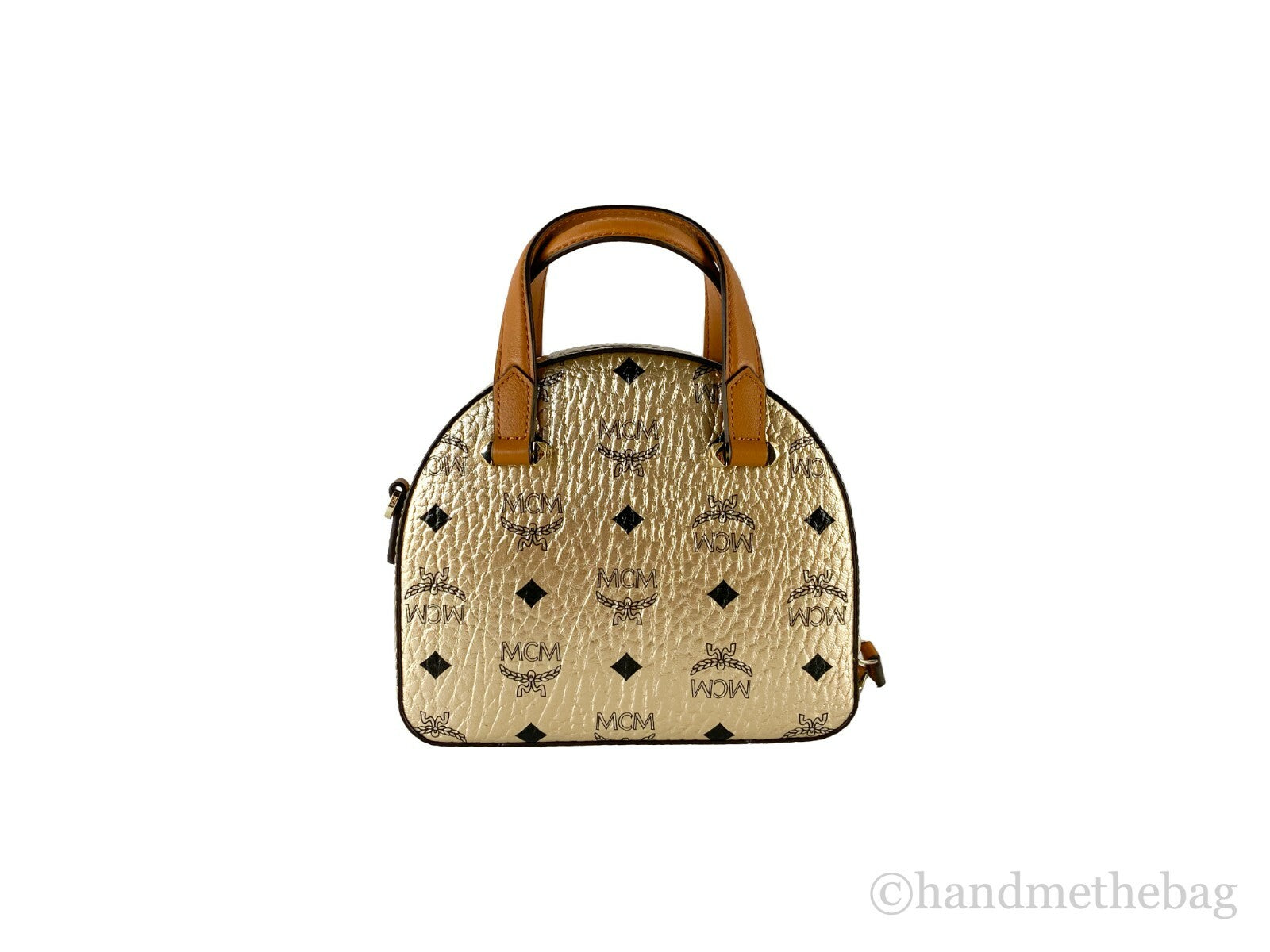 Μικρή Τσάντα Tote MCM Half Moon Mini Στρογγυλή Crossbody