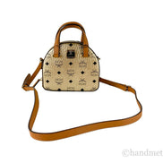 Μικρή Τσάντα Tote MCM Half Moon Mini Στρογγυλή Crossbody