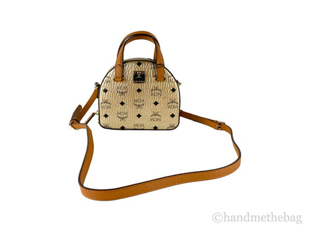 Μικρή Τσάντα Tote MCM Half Moon Mini Στρογγυλή Crossbody