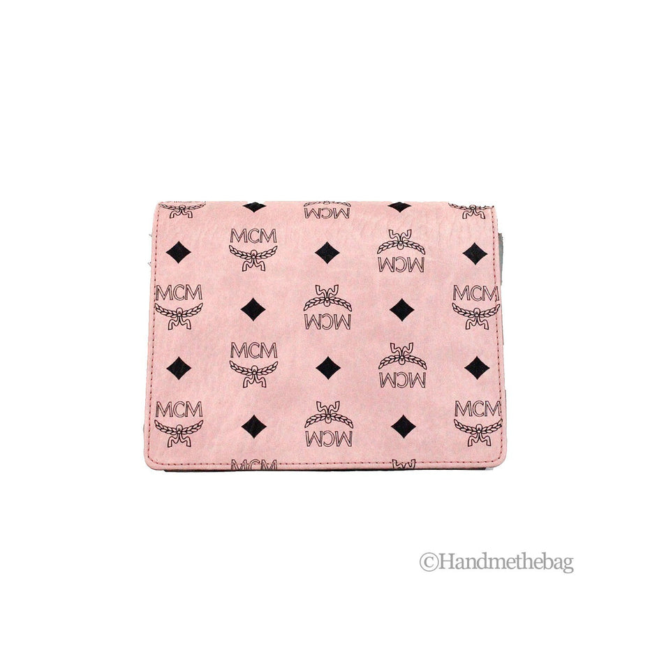 Τσάντα Χιαστί MCM Signature Patricia Leather Mini Flap Lock