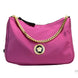 Versace Small Dahlia Nylon Fabric Medusa Pendant Crossbody Shoulder Purse Bag
