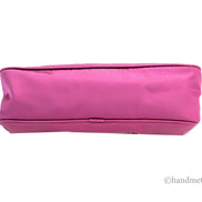 Versace Small Dahlia Nylon Fabric Medusa Pendant Crossbody Shoulder Purse Bag