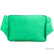 Versace Small Bright Green Nylon Matte Medusa Belt Bag Waist Fanny Pack Purse