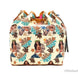 Dooney & Bourke Disney Medium Moana Coated Cotton Bucket Crossbody Bag Purse